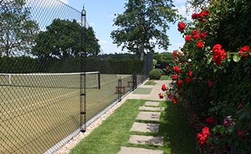 AMSS tennis court construction